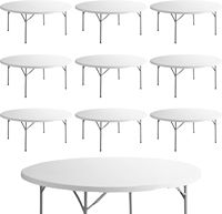Table de banquet ronde personnalisable pour événements et salles de réunion