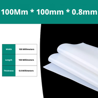 Plaque en caoutchouc silicone de qualité industrielle, résistante aux hautes températures, joint d'étanchéité, épaisseur personnalisée 0,5 mm-50 mm