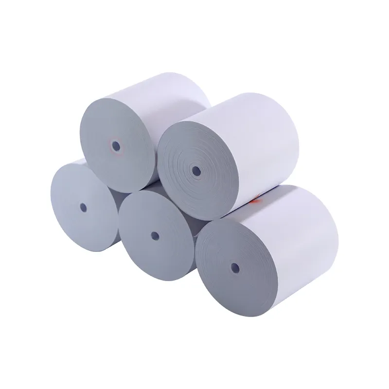 Produttore 80x80 coreless70g parcheggio ologramma biglietto fino al registratore di cassa carte termiche Jumbo Roll