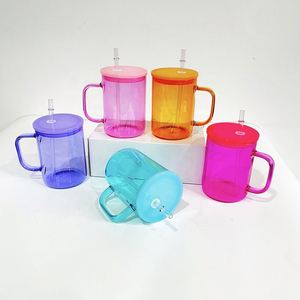 แก้วมัคใสสีกาแฟร้อนขนาด 17 ออนซ์ สำหรับพิมพ์ลายด้วยความร้อนแบบ Dye Sublimation พร้อมโลโก้สั่งทำ - Product Image 3