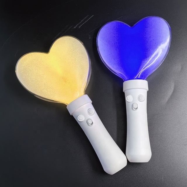 Heart Lightstick Ball Custom Glow Sticks DMX Remote Control Star Lightstick for Kpop Concerts