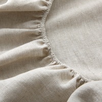 Housse de couette minimaliste en lin et chanvre ECO Pure, couleur goutte de pluie, tissage simple, lavage doux à la française, draps de lit comprenant une housse de couette
