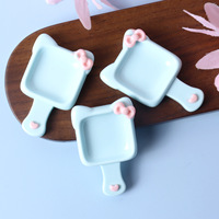 Moules en résine pour coques de téléphone, patchs, colliers, épingles à cheveux, pendentifs, colle à résine, plateau de cuisson Kawaii, breloques en résine à dos plat