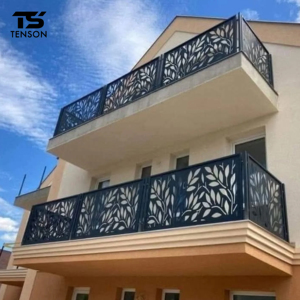 Fabrik preis Edelstahl Treppe Balustrade Panel Outdoor Garten Dekorative Lasers ch neiden Balkon Geländer Zaun Handlauf - Product Image 1