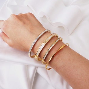 Fabricant de bijoux tendance, breloques personnalisées, bijoux tendance, bracelets en acier inoxydable de qualité supérieure, bijoux pour femmes - Product Image 1