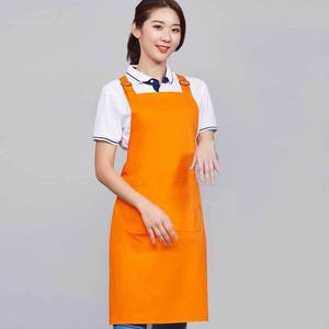 Nylon Double-Shoulder Strap Waterproof <b>Apron</b> One Size For Restaurant Bar Use - Product Image 4