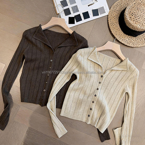 2026 Spring Autumn New Style Knitted Sweater Fashion All <b>Match</b> Slim <b>Long</b> Sleeve T Elegant All <b>Match</b> Knitted Shirt - Product Image 5