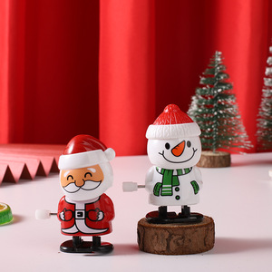 Set De 5 Juguetes De Cuerda Navideños – Papá Noel, Reno, Árbol Y Muñeco De Nieve, De ABS, Regalo Para Niños Y Decoración Festiva