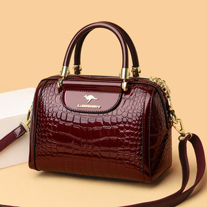 Sac à main femme 2026, nouveau sac bandoulière en cuir PU brillant pour femme - Product Image 1