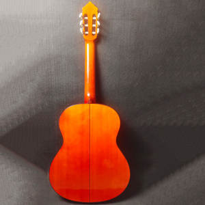 Guitarra Flamenca Española Popular de Color Naranja con Tapa Sólida - Product Image 6