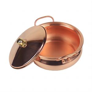 Bộ nồi chảo đồng nguyên chất thủ công, dày 1.5mm, chống dính, bán buôn - Product Image 4