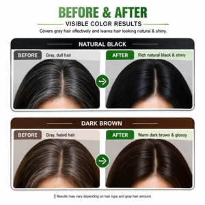 Crema Colorante Idratante per Capelli Neri Senza <span class=keywords><strong>Ammoniaca</strong></span> con Olio di Argan e Aloe Vera, Ripara i Capelli Secchi e Copre le Radici Grigie - Product Image 6