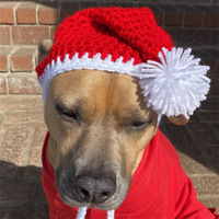 Chapeau pour animaux de compagnie en coton fait main au crochet, style Rasta, drôle, pour fête d'Halloween, bonnet tricoté mignon, accessoire de festival pour chien et chat, personnalisable
