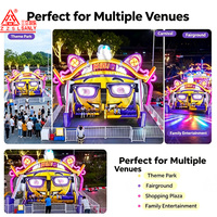Equipo para Parques de Atracciones Grandes, Atracciones para Adultos, Columpio de Acero para Exteriores con Certificación CE, 24 Asientos, Juegos Mecánicos en Venta