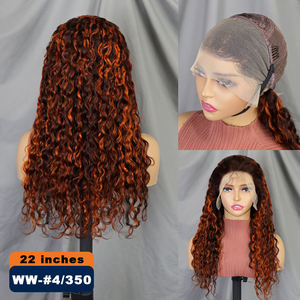 Pelucas de Cabello Humano 200% Natural, 22 Pulgadas, Ondas de Agua, Pelucas con Frente de Encaje 13x4, Peluca con Frente de Encaje Transparente - Product Image 2