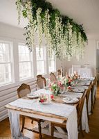 Vente en gros de vignes artificielles de glycine blanche pour la décoration intérieure, les jardins et les mariages, fleurs suspendues en soie de type ratta