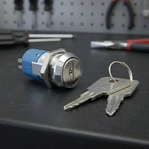 Wholesale JINTAY 70mm Zinc Alloy Bright Nickel Plated On/Off Keyed Switch <b>Lock</b> <b>Cabinets</b> Security Storage Quality Guaranteed TW - Product Image 2