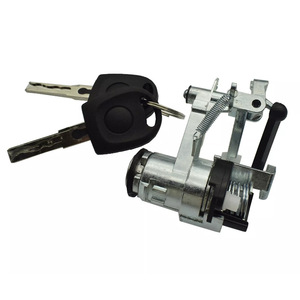 Cylindre de serrure de hayon Volkswagen Golf 1J6827297 1J6827297G avec 2 clés, pièce de rechange pour serrure cylindrique - Product Image 3