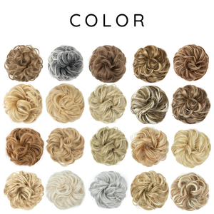SARLA, peinados sintéticos de verano para mujer, extensiones fáciles de desorden, moño de pelo con banda de goma elástica para moño de Donut, venta al por mayor - Product Image 5