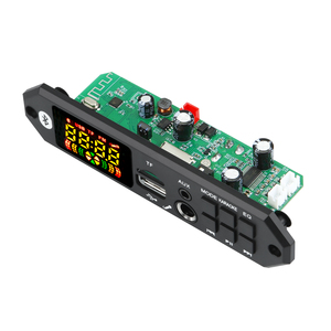 Amplificador de 80W, reproductor de MP3 de 12V, manos libres, Bluetooth 5,0, placa decodificadora, 5V-26V, 2*40W, módulo de Radio FM para coche, grabadora de voz, estilo de tarjeta - Product Image 2