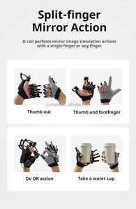 Elektrische Übungs massage Roboter handschuhe Finger massage gerät für ältere Lähmungen Rehabilitation Schlaganfall wiederherstellung für Schlaganfall - Product Image 4