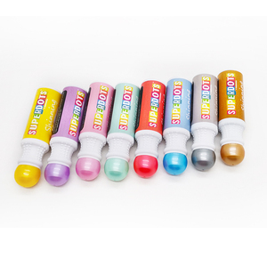 <span class=keywords><strong>Pennarelli</strong></span> Superdots Shiny Dot, 60ml, Inchiostro Lavabile, Punta da 18mm, Set da 8, Giocattolo Educativo per l'Apprendimento Precoce - Product Image 2