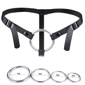 Accesorios para Cinturón de Juguetes Sexuales YOCY, Anillo de Acero Inoxidable, Cinturón Ajustable de 4 Tamaños para Dildos, Tapón <span class=keywords><strong>Anal</strong></span>, <span class=keywords><strong>Strapon</strong></span>, Parejas, Lesbianas, Gays - Product Image 1