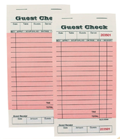 Cahier de chèques d'invités de qualité A Factures autocopiantes Reçu de restaurant Remorquage Registre d'entreprise Rapport Impression Formulaire de commande papier