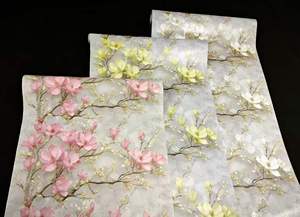 Carta da Parati Adesiva Floreale UDK 0.45*10m, Rimovibile e Impermeabile, Adesivo Murale in PVC <span class=keywords><strong>per</strong></span> Soggiorno, Camera da Letto, Decorazione Casa - Product Image 6