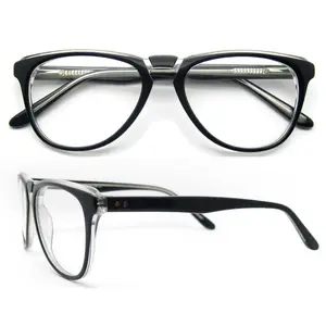 מסגרת משקפיים אופטיות יוקרתיות אצטט באיכות גבוהה לוגו מותאם אישית משקפי משקפיים לנשים