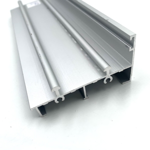 Anodized Silver Matt and Charcoal Gray Aluminium Profile for South Africa Zimbabwe Aluminum Profile - Product Image 1