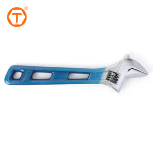 Clé à molette réglable légère chromée de <span class=keywords><strong>6</strong></span> po et 8 po avec poignée gainée de plastique - Product Image 1