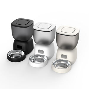 3L akıllı otomatik köpek/kedi maması dağıtıcı besleyici mikroçip Pet malzemeleri çift paslanmaz çelik Modern stil çevre dostu - Product Image 1