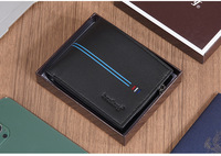 Grosir baellerry dompet tipis pria dengan tempat kartu ritsleting lipat tiga dompet koin dompet pendek tempat kartu dompet billetera cuero
