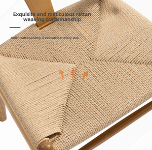 Diseño de diseñador Silla de comedor de madera maciza Silla de hogar con respaldo Ocio Hogar Hotel Silla de comedor de madera - Product Image 4