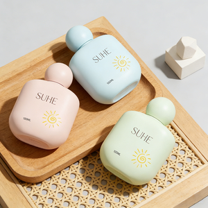 Trending Cute Fluid Luxury Vacío Recargable Plástico Squeeze Cosmético <span class=keywords><strong>Protector</strong></span> <span class=keywords><strong>solar</strong></span> Tubo suave Vial Botella Embalaje - Product Image 5