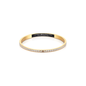 Bracelet en acier inoxydable 316L plaqué or PVD, durable et résistant - Product Image 2