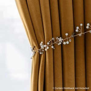 <span class=keywords><strong>Tende</strong></span> per Porte <span class=keywords><strong>e</strong></span> Finestre Premium 100% Poliestere Tessuto Morbido <span class=keywords><strong>Oro</strong></span> <span class=keywords><strong>Marrone</strong></span> Isolamento Termico Oscurante Velluto Personalizzabile Tenda Moderna - Product Image 3