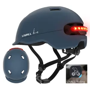 IPX4 Waterproof C20 Sport Body Safe Cascos De Ciclismo Helmet Light Electric Road Bike 7 Led Flashlight Smart Helmet