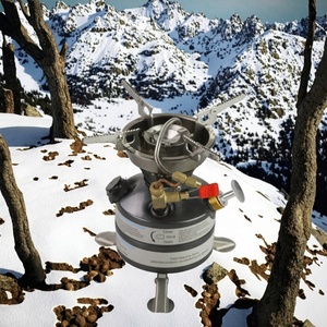 Estufa de Gasolina Portátil de 450 ml, Quemador de Acero para Exteriores, para Senderismo y Camping, Parrillas para Cocinar en Campamentos - BRS BRS-12A - Product Image 4
