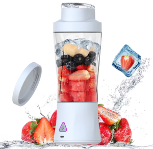Mini-mixeur-presse-agrumes électrique <span class=keywords><strong>portable</strong></span> USB sans fil rechargeable pour fruits frais, avec fonction de broyage de glace, idéal pour la maison - Product Image 2