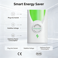 Dispositif régulateur de courant domestique Stopwatt 90V-250V 30KW, boîte d'économie d'énergie avec indicateur LED intégré