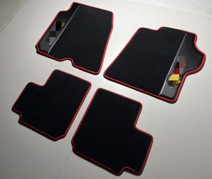 Tapis de sol en nylon personnalisés avec couleur et emblème pour Ferrari 488 GTB Pista Spider, tapis de voiture épaissis pour supercar - Product Image 5