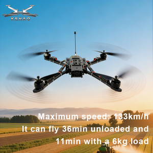 Plataforma de Dron de Carreras de 13 Pulgadas con Control Remoto, Cámara de Visión Nocturna, 133 km/h, 1080p FHD, Diseñado para Drones de Carga Útil de Largo Alcance - Product Image 1