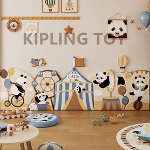 <span class=keywords><strong>Happy</strong></span> Land Theme Wallpaper <span class=keywords><strong>Room</strong></span> Design para niños Preescolar Revestimiento de paredes Paneles de pared Baby <span class=keywords><strong>Room</strong></span> Interior - Product Image 5