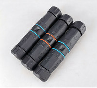 Connecteur d'extension Ethernet double droit extérieur étanche IP68 Huayuantong RJ45 pour câble réseau