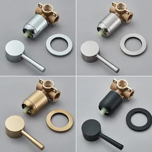 Robinet intégré interrupteur en laiton mitigeur dissimulé bifonctionnel chaud froid vanne <span class=keywords><strong>de</strong></span> contrôle salle <span class=keywords><strong>de</strong></span> bain robinet <span class=keywords><strong>d</strong></span>'eau <span class=keywords><strong>douche</strong></span> vanne <span class=keywords><strong>de</strong></span> <span class=keywords><strong>d</strong></span>érivation - Product Image 3