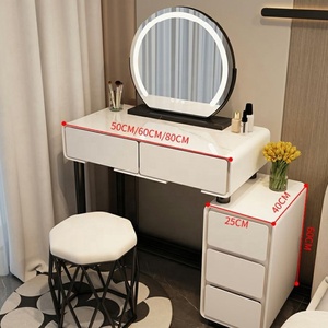 Muebles para el hogar última moderna al por mayor <span class=keywords><strong>tocador</strong></span> de maquillaje diseños de <span class=keywords><strong>tocador</strong></span> <span class=keywords><strong>con</strong></span> <span class=keywords><strong>espejo</strong></span> de luz y gabinete para el dormitorio - Product Image 6