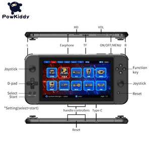 Nuevo <span class=keywords><strong>Powkiddy</strong></span> <span class=keywords><strong>X70</strong></span> 7,0 pulgadas HD pantalla consola de juegos portátil jugadores dobles ATM7051 Quad-Core Arcade Retro TV consola de videojuegos - Product Image 5