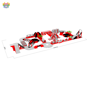 מגלשת מים מתנפחת ניידת ועמידה של AirFunPro, מתאימה לפנים ולחוץ, מסלול מכשולים למבוגרים וילדים - מחומר PVC - Product Image 3